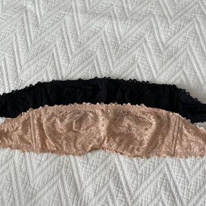 TWO Aerie Bandeau Bras